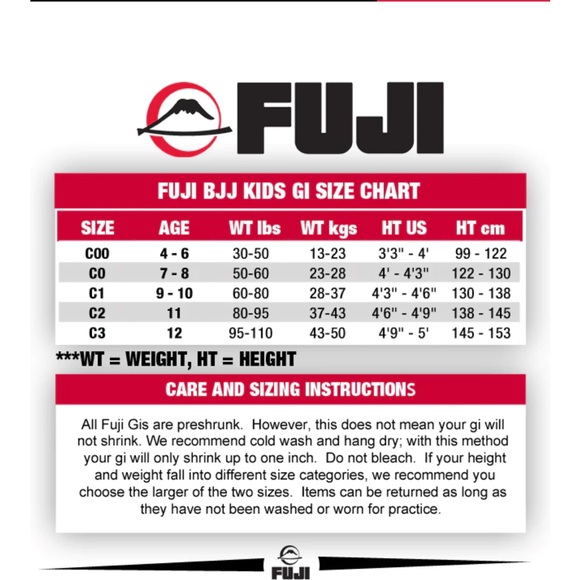 NEW - Kids BJJ - Fuji C0 pants only - Picture 5 of 5